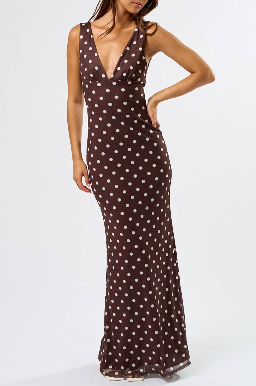 vivienne maxi - brown