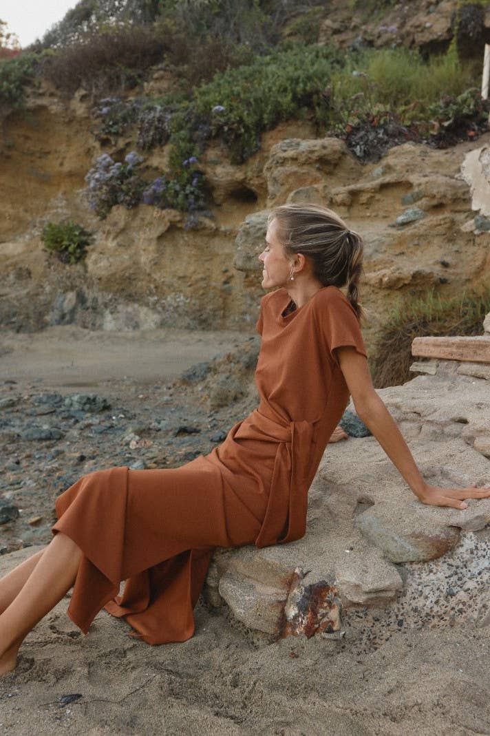 anastasia dress - mocha (FINAL SALE)