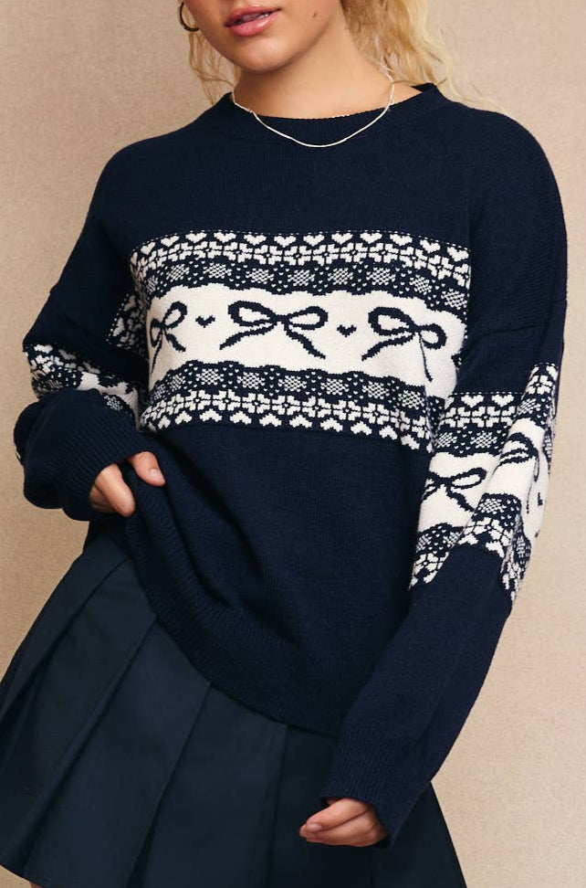 ruthie sweater - navy