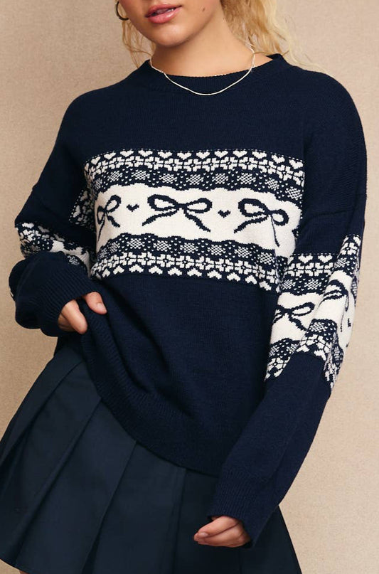 ruthie sweater - navy