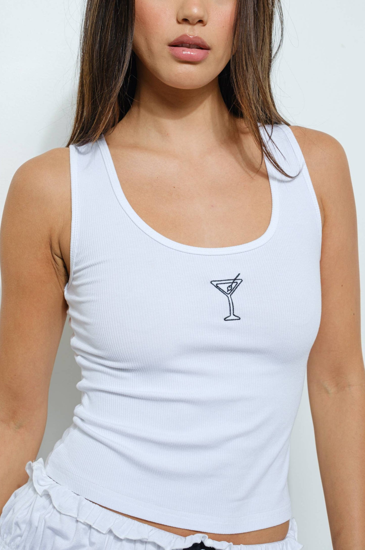 martini tank - ivory
