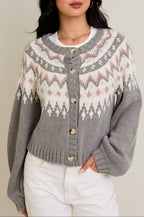 chandler cardigan - brown (FINAL SALE)