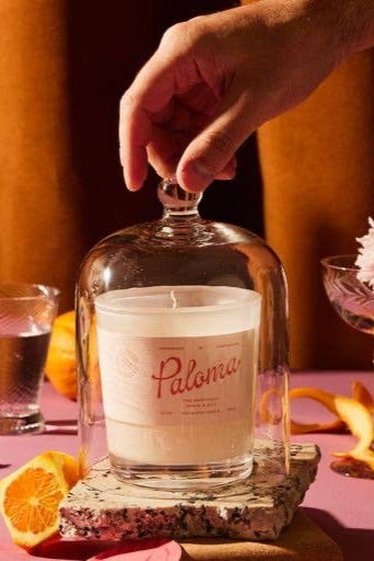 cocktail candle - paloma