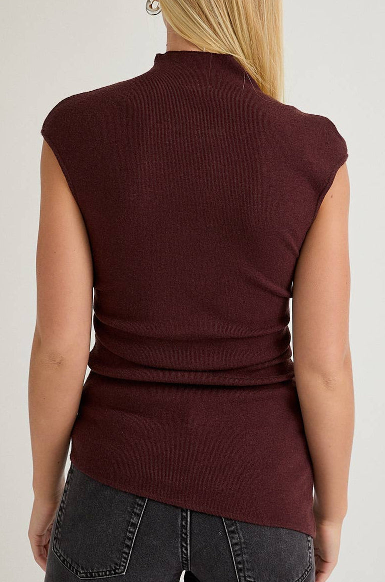 iris top - brown