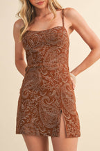 carter dress - brown