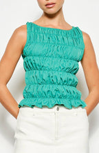 naomi top - green