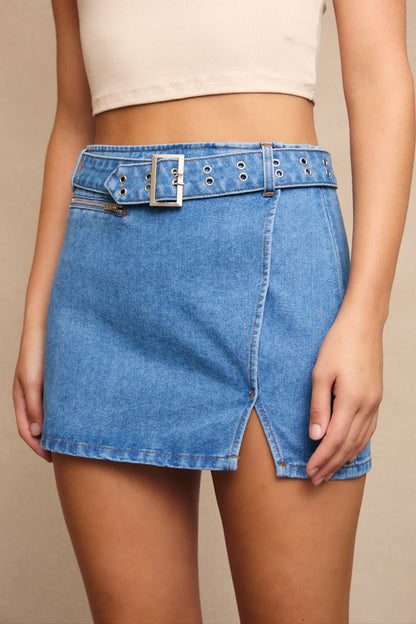 riley skirt - denim