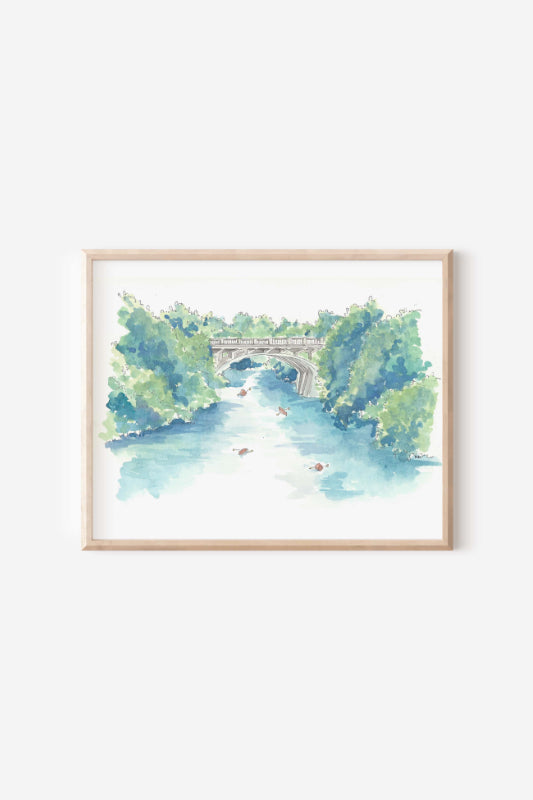 town lake print