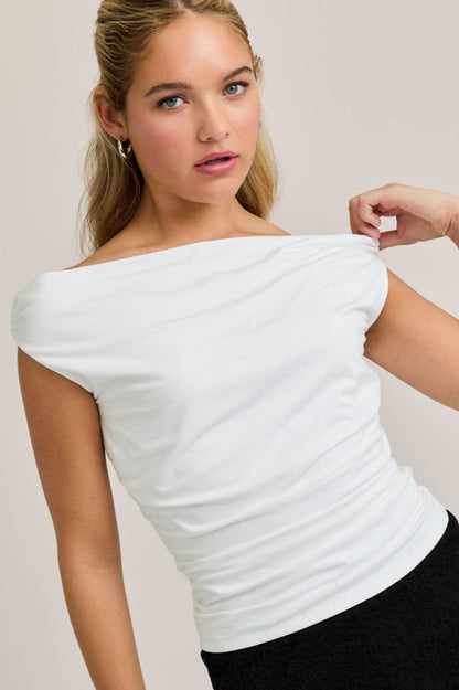 zara top - white