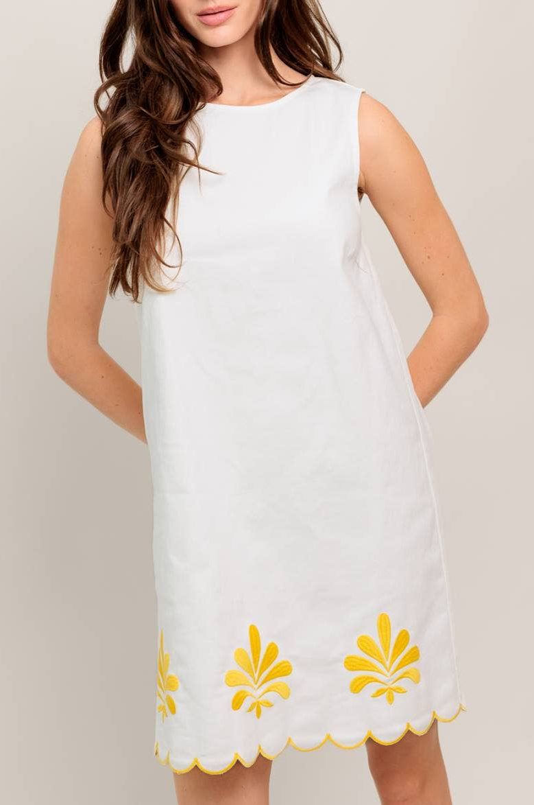 amari dress - off white