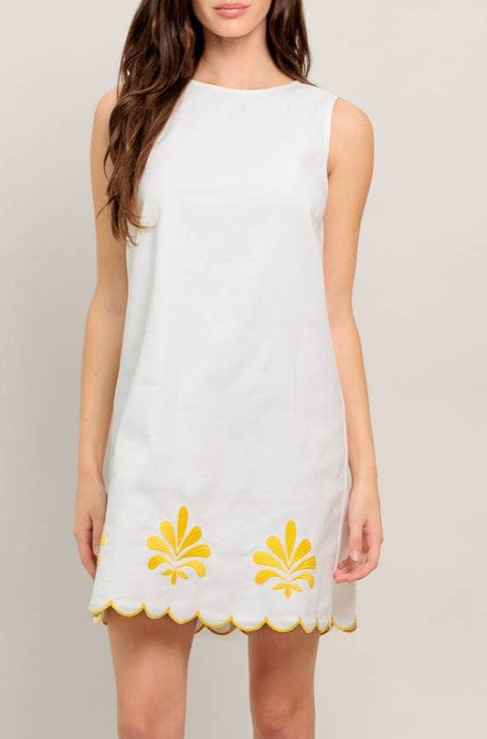 amari dress - off white