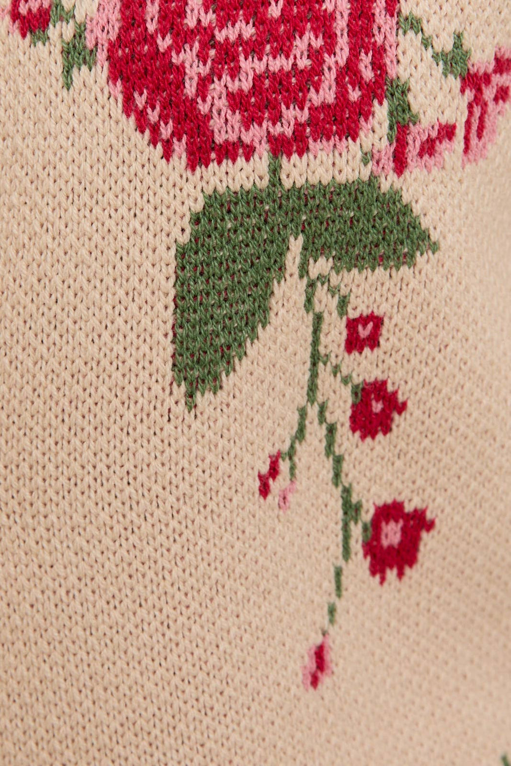 rose vest - beige