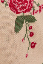 rose vest - beige