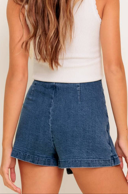 dakota skort - indigo
