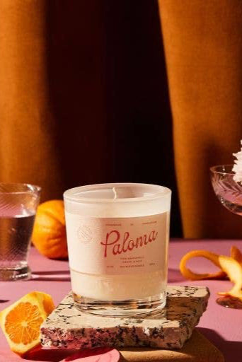 cocktail candle - paloma