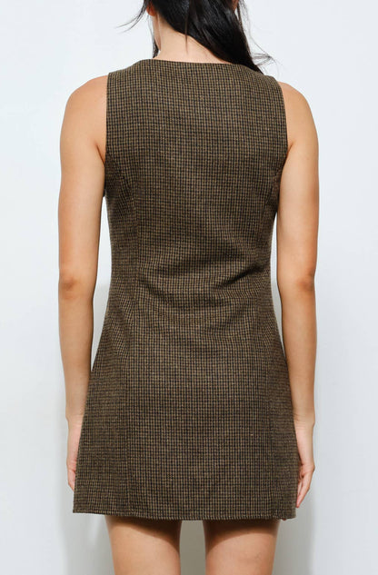 vivi dress - brown