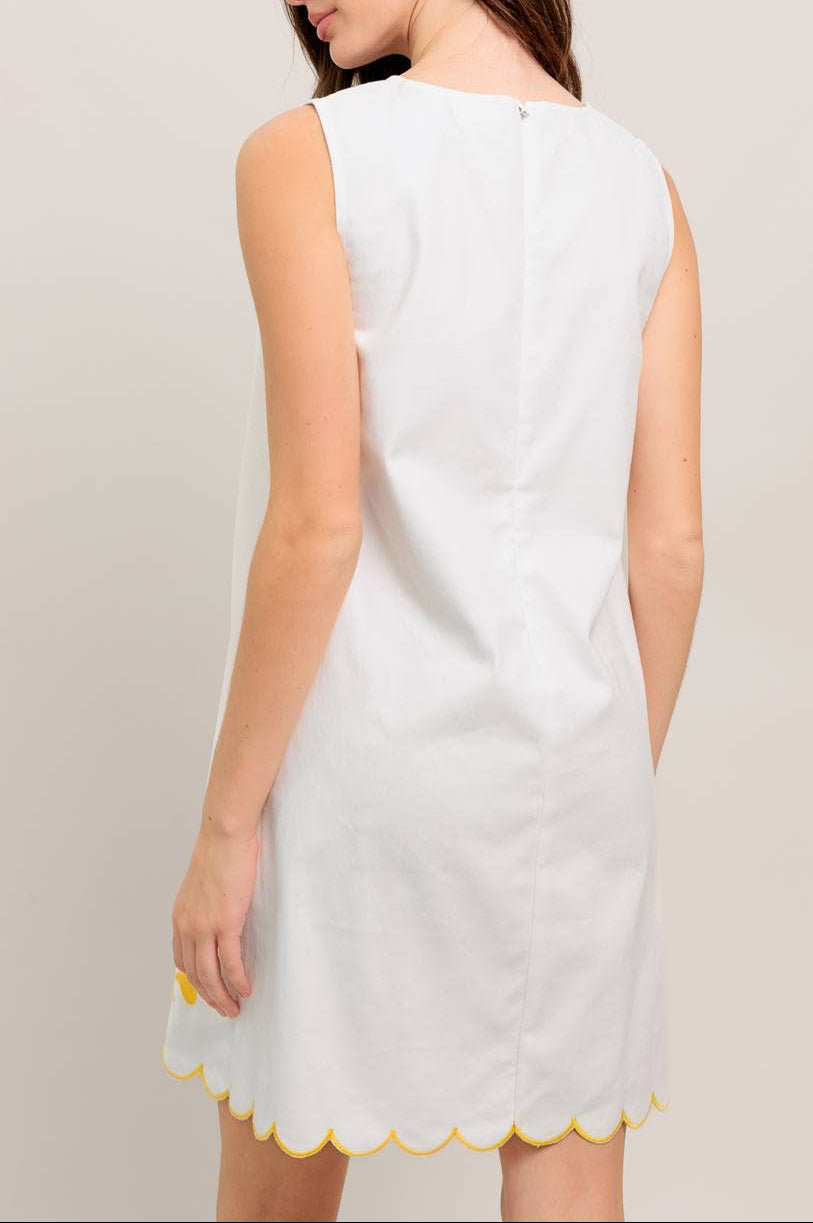amari dress - off white