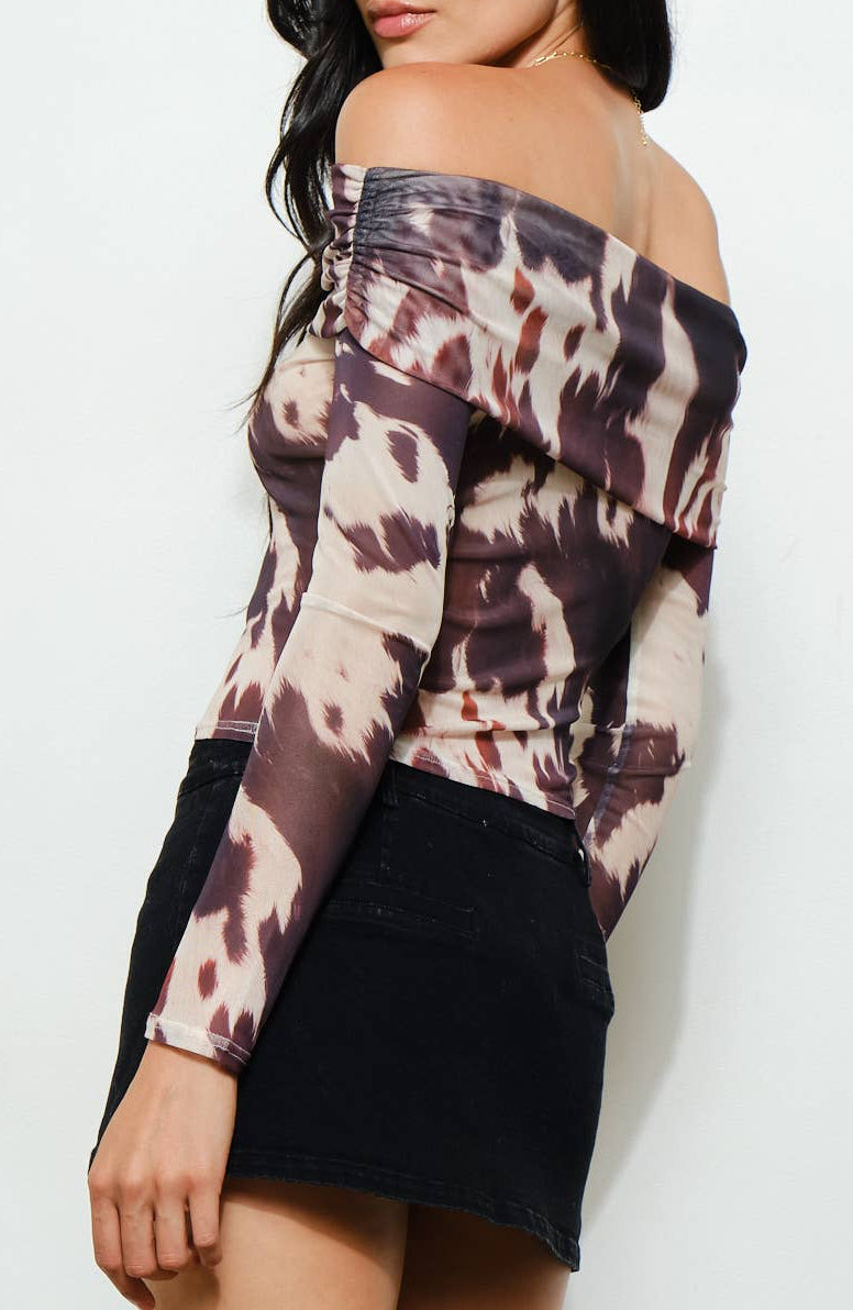 tulsa top - brown