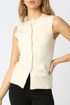 mila top - ecru