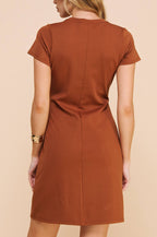 renee dress - mocha (FINAL SALE)