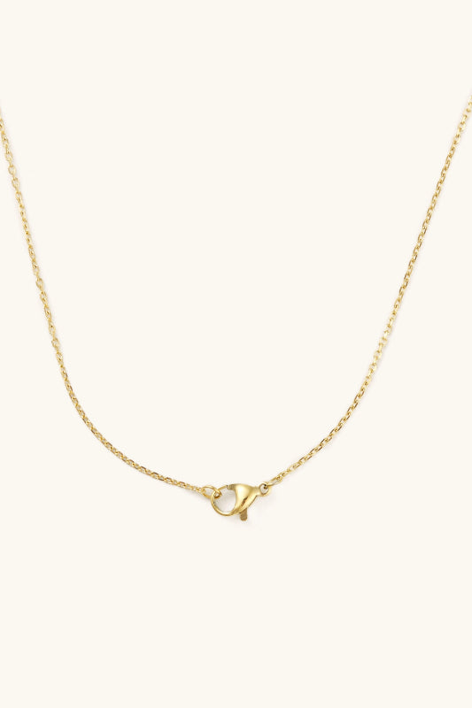 dainty crystal heart necklace