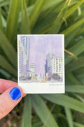 congress ave polaroid sticker