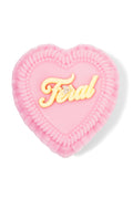 heart cake candle - feral