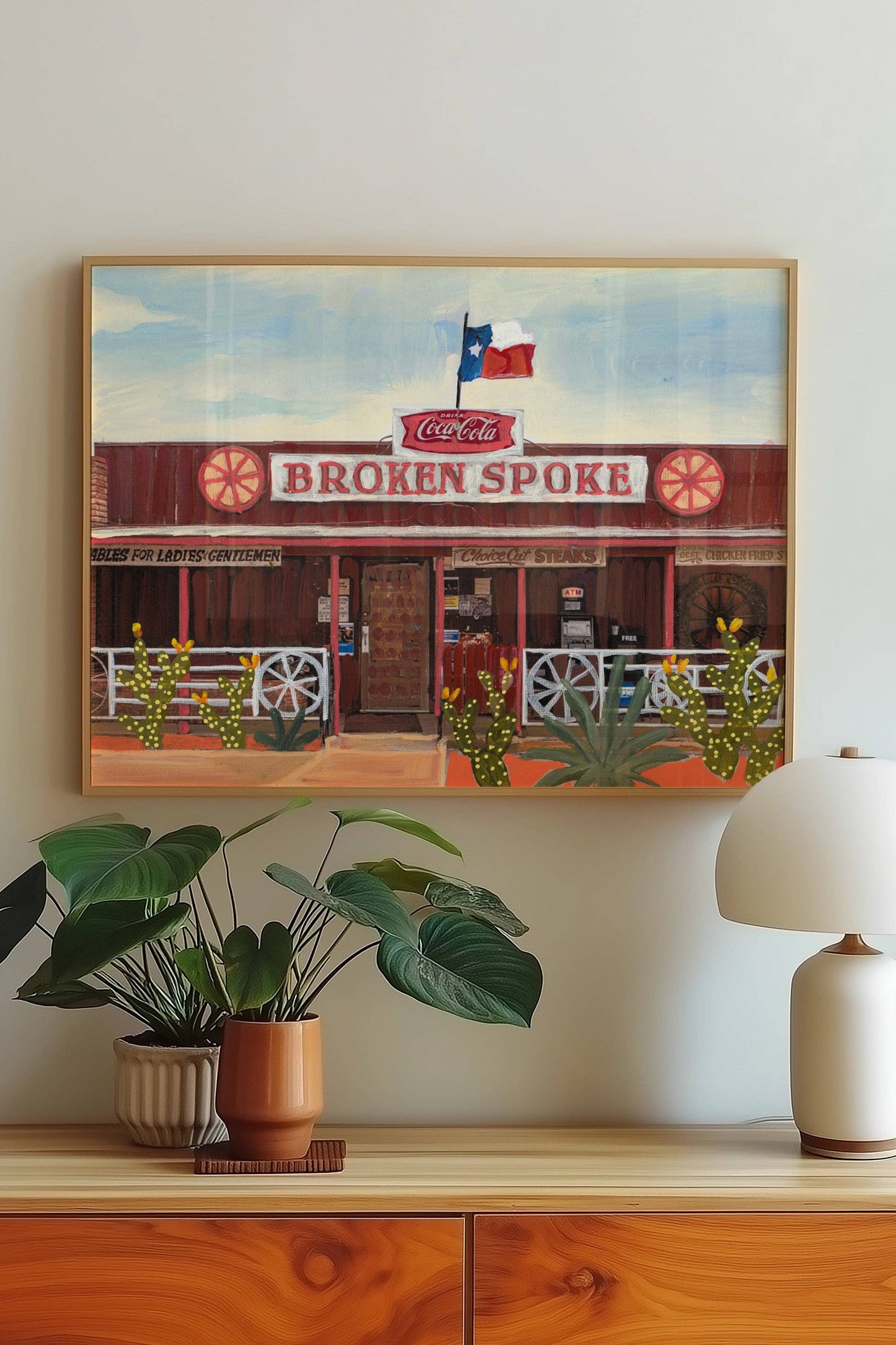 Broken Spoke Print | El Baker