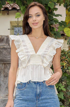soleil top - cream (FINAL SALE)