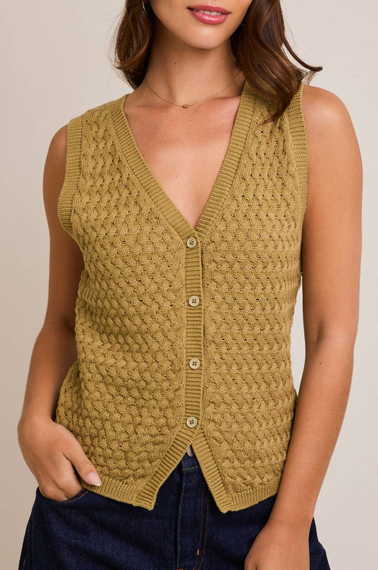 julianna vest - olive