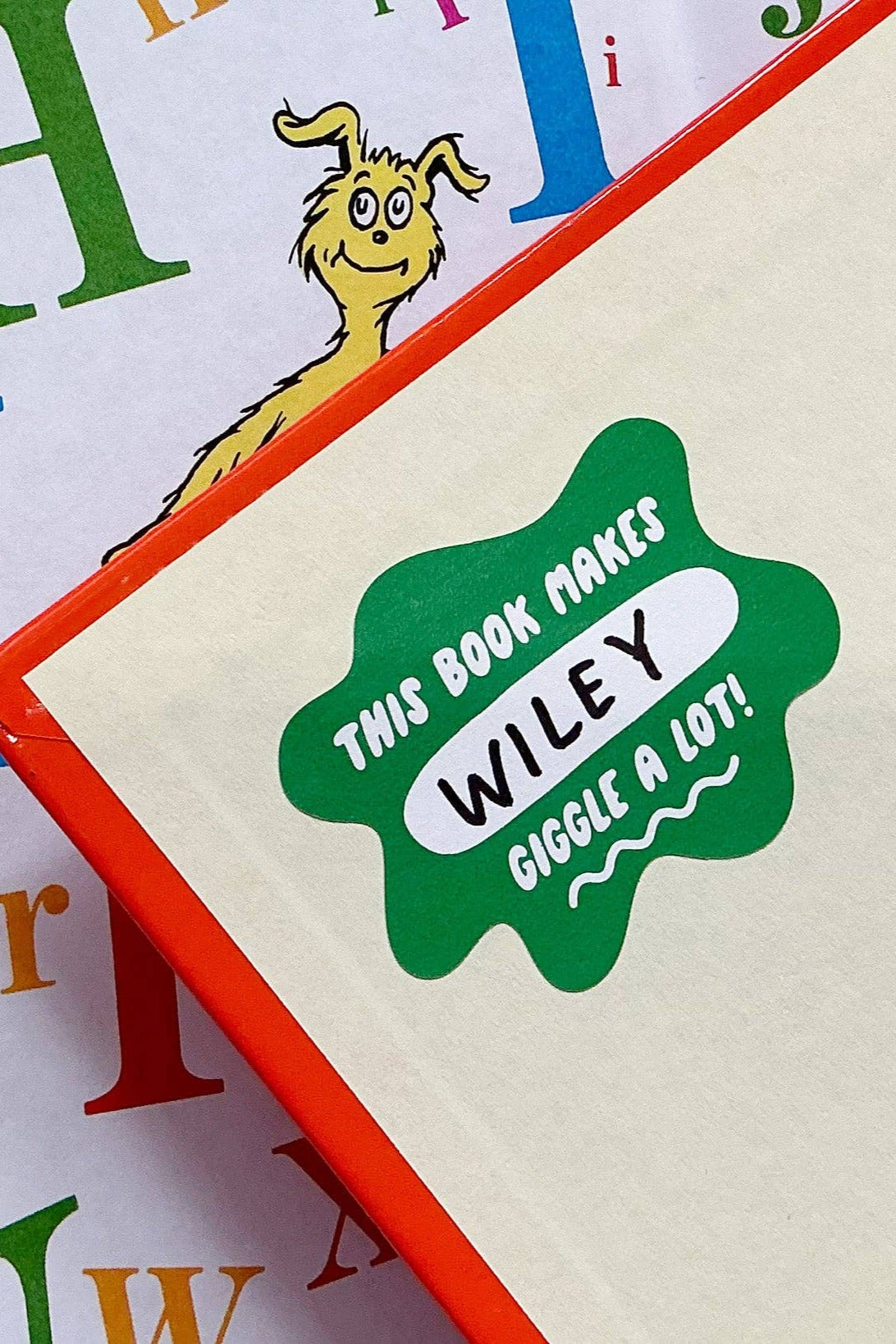 kids' book plate sticker sheets