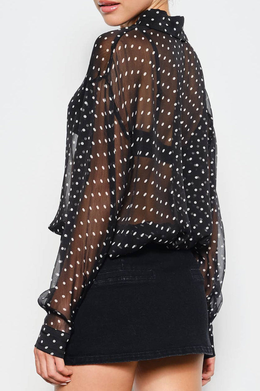 cecilia blouse - black