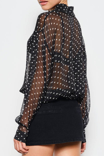 cecilia blouse - black