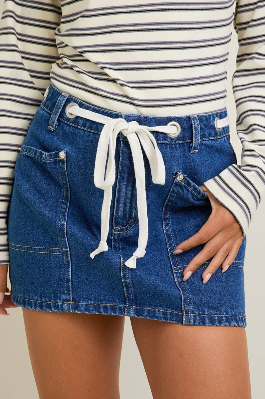 romy skirt - denim