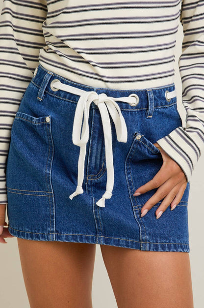 romy skirt - denim