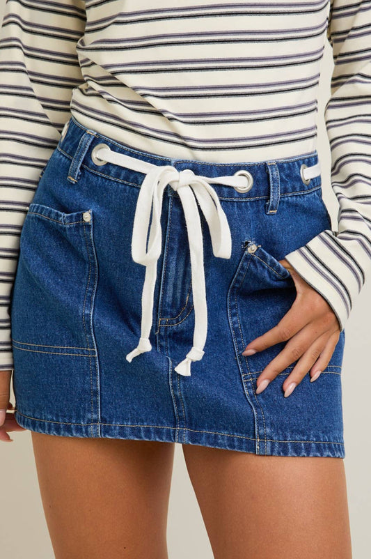 romy skirt - denim