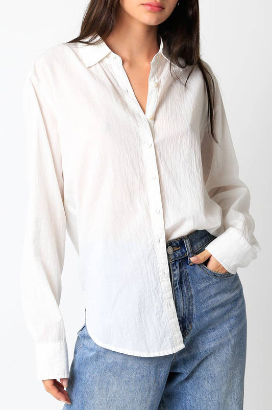 marisol top - white