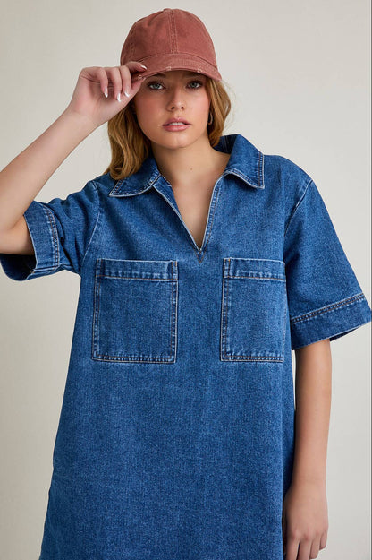 marlee dress - denim