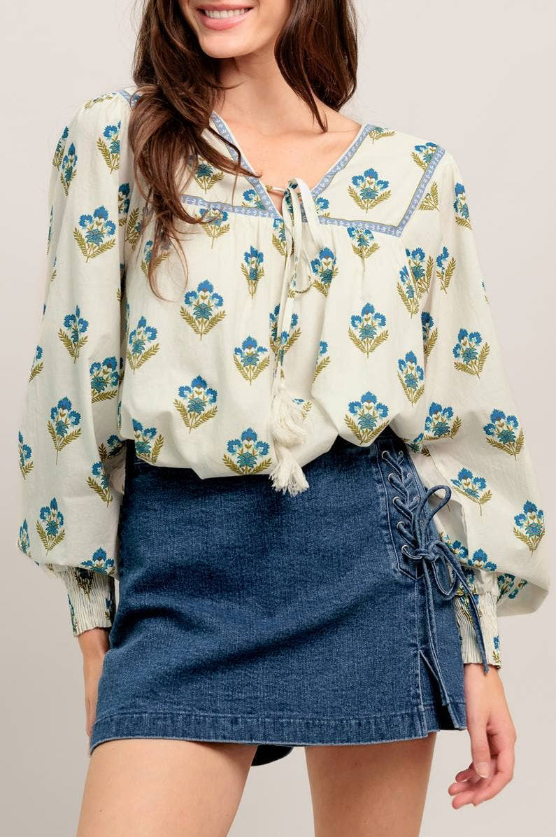 gemma top - ivory