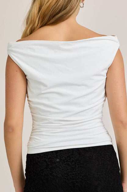 zara top - white