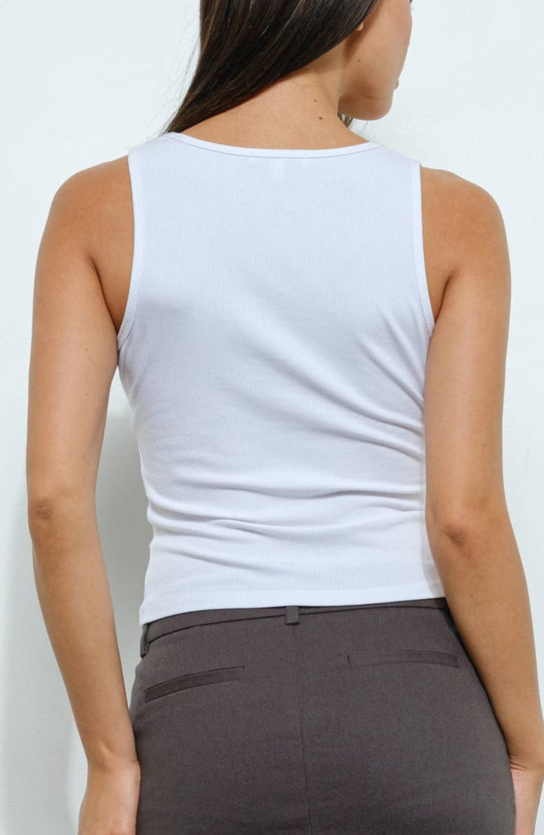 martini tank - ivory