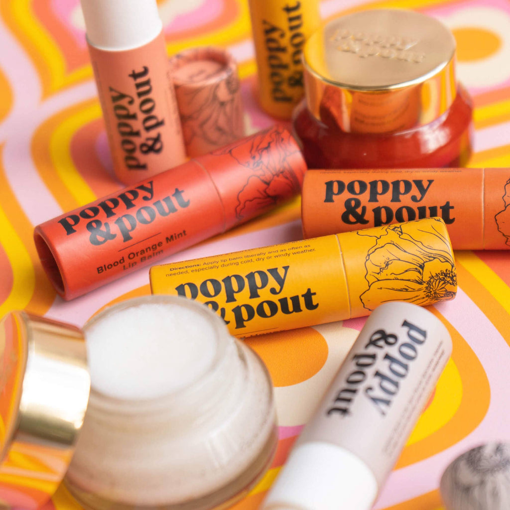 blood orange mint lip balm