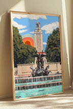 ut austin longhorn rainbow print | el baker