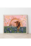 rainbow longhorn print | el baker