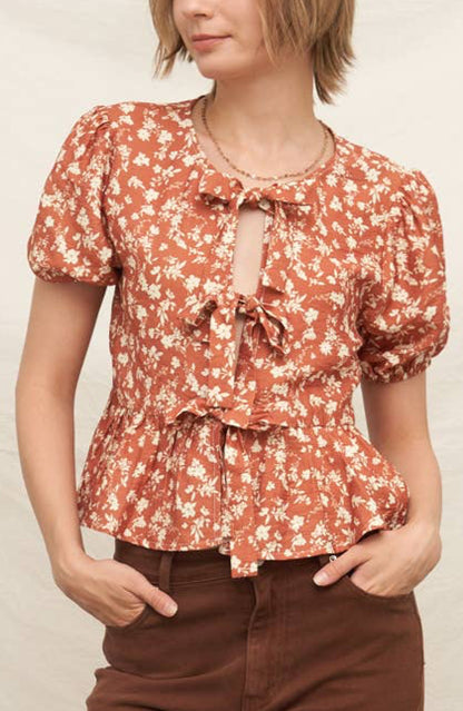 penny top - rust