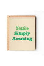 you're simply amazing