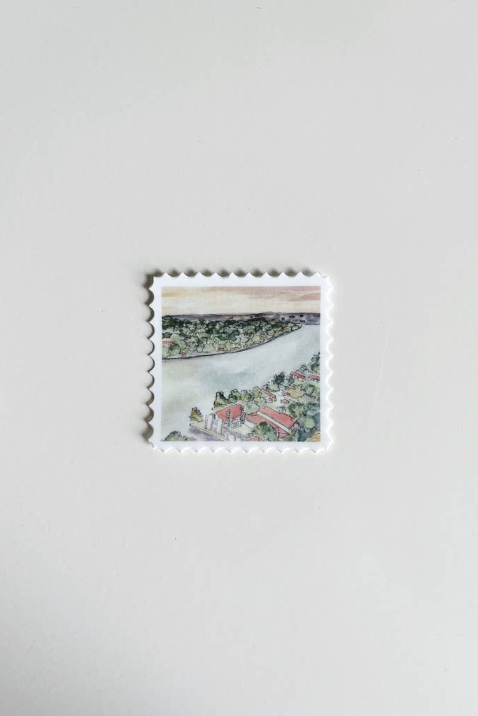 mt bonnell stamp sticker