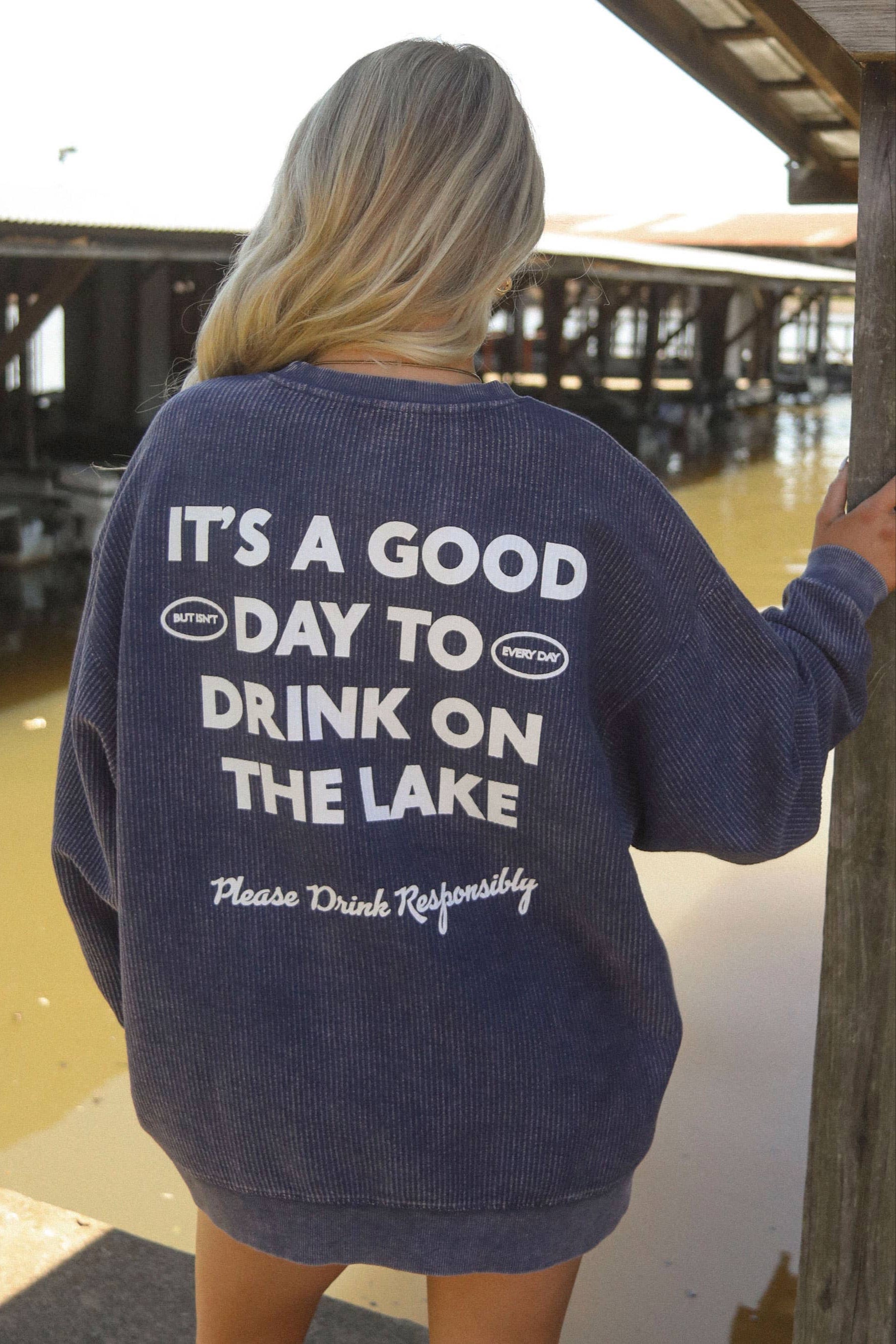 lake responsibly cord - navy (FINAL SALE)