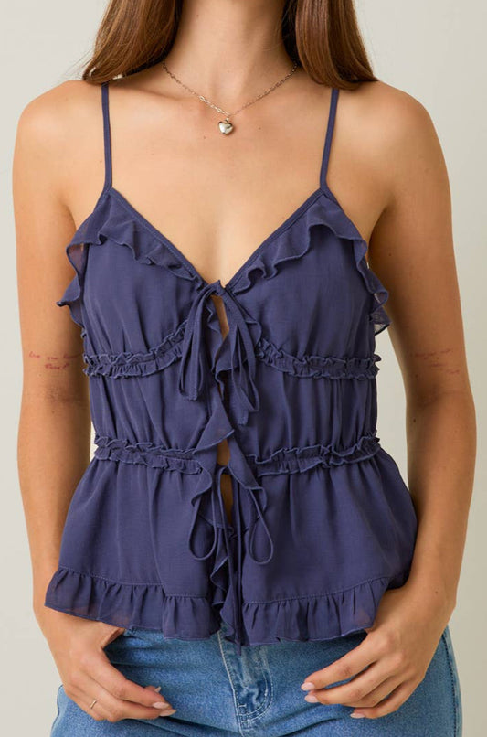 lexi top - navy