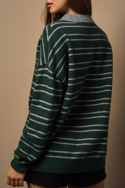 kaillie sweater - hunter green